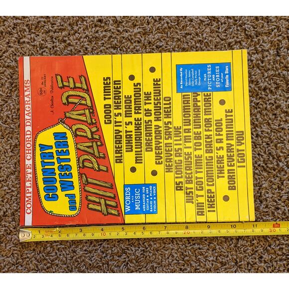 Vintage 1950s-1970s Sheet Music Country Western, Hammond Organ, Hit Parade - Picture 4 of 14